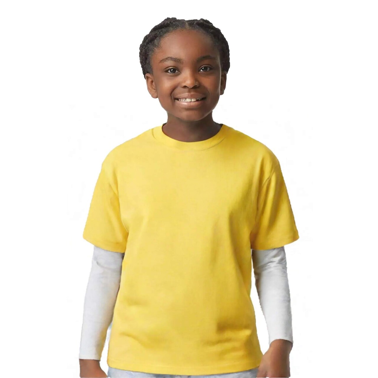 12 Pack Gildan Youth Ultra Cotton Short Sleeve Crewneck T-Shirt Bulk Kids Blank Tees for School, Sports & Custom Printing